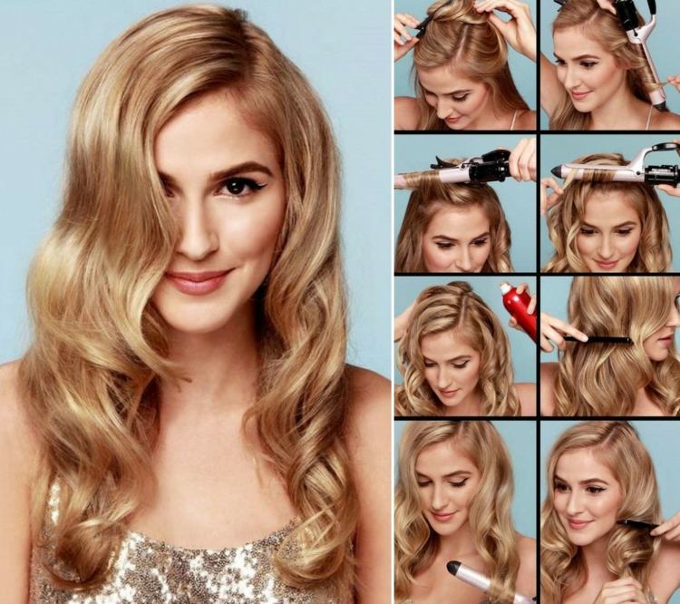 Retro kučery pôsobia romanticky a hodia sa aj k rovným vlasom kučery-kulma-blond-vlny-kroky-krútenie-vlasy