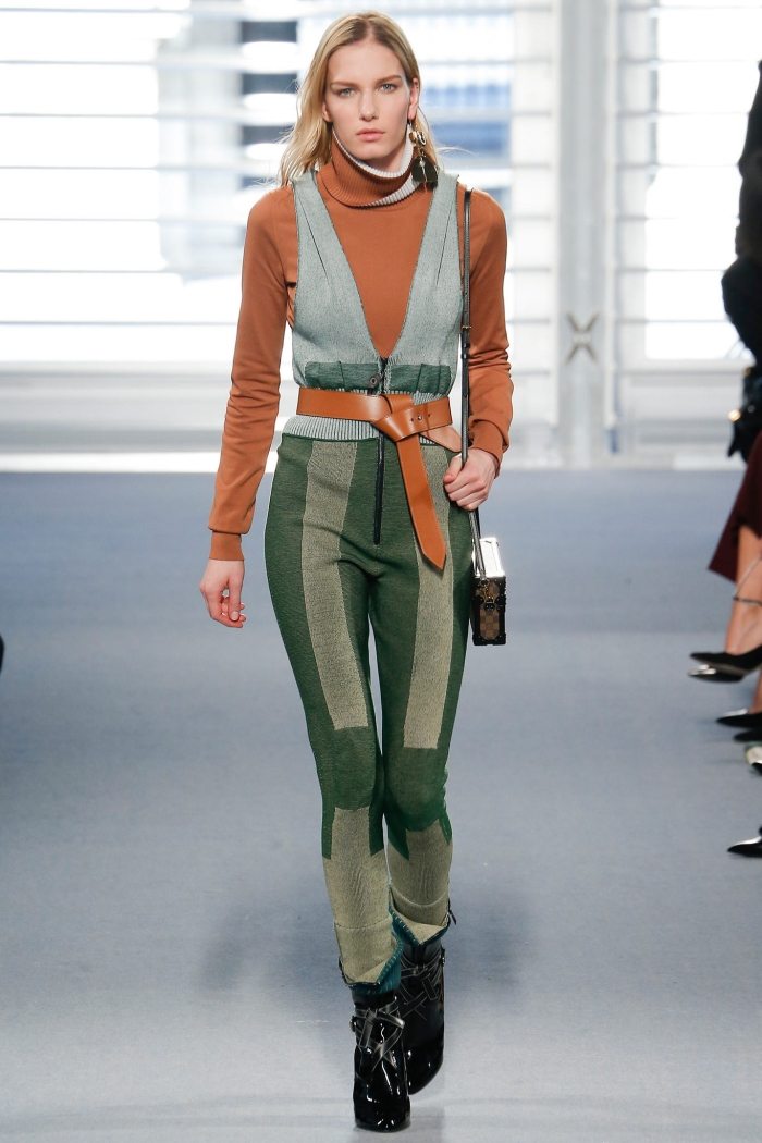 louis-vuitton-jeseň-2014-tesné nohavice-rolák-sveter-jesenné farby