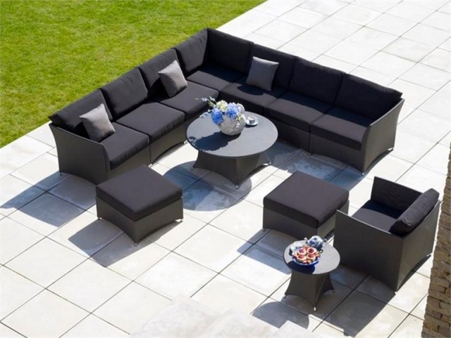 salónik záhradný nábytok potrebuje priestor široký, veľký, čalúnenie