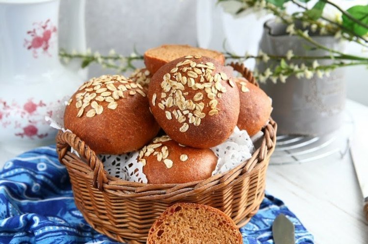 Celozrnný košík z ovsených vločiek