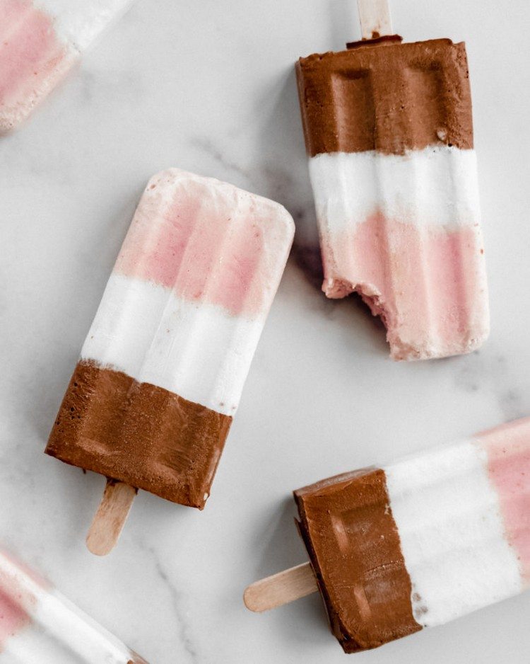 Nízkokarbónové nanuky zdravé keto dezerty na leto