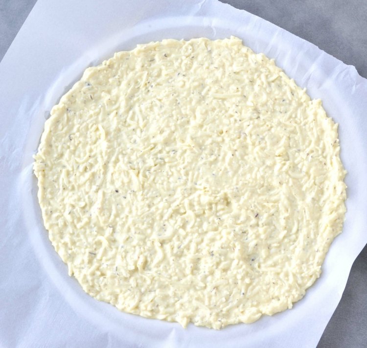 nízkosacharidový pizza krémový syr s nízkym obsahom sacharidov