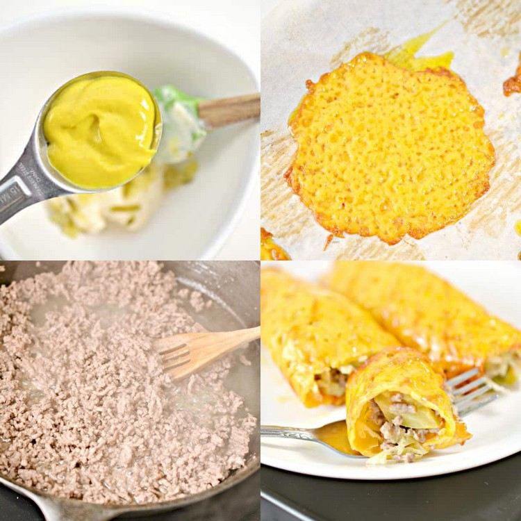 Recept na syrový obal z rolky so syrom Big Mac s nízkym obsahom uhľovodíkov zdravá večera