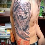 татуировка за мъже №268 - уникална версия на картината, която може успешно да се използва за преразглеждане и приложение като мъжки татуировки