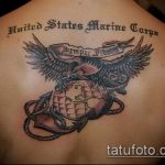 татуировка за мъже # 490 е готина версия на модела, която може успешно да се използва за обработка и нанасяне като татуировка на ръката за мъже