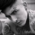 татуировка за мъже # 727 - достойна версия на модела, която може лесно да се използва за преразглеждане и прилагане като татуировка за мъже