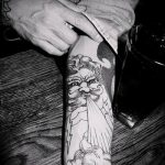 татуировка за мъже №151 - изключителна версия на модела, която може успешно да се използва за трансформиране и прилагане като амулети за татуировки за мъже