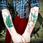 татуировка за мъже # 945 е готина версия на модела, която може успешно да се използва за промяна и приложение като татуировка за мъже