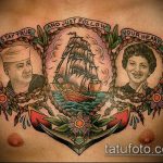 татуировка за мъже # 789 е готина версия на модела, която може успешно да се използва за обработка и прилагане на амулети за мъже като татуировка