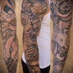 татуировка за мъже # 388 е готина версия на рисунка, която може успешно да се използва за преразглеждане и приложение като мъжки татуировки