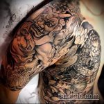 татуировка за мъже # 577 е достойна версия на картината, която може да се използва добре за обработка и прилагане като татуировка за мъже