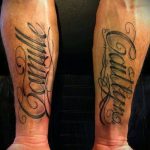 татуировка за мъже №857 - достойна версия на картината, която може успешно да се използва за промяна и прилагане като амулети за татуировки за мъже