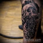 татуировка за мъже №754 - достойна версия на модела, която може успешно да се използва за трансформиране и прилагане като татуировка на гърба за мъже