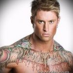 татуировка за мъже №196 - достойна версия на картината, която може лесно да се използва за промяна и прилагане като амулети за татуировка за мъже