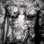 татуировка за мъже №992 - достойна версия на картината, която може да се използва добре за обработка и нанасяне като татуировка на ръката за мъже