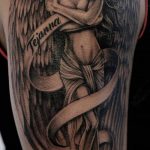 татуировка за мъже №145 - изключителна версия на модела, която може успешно да се използва за обработка и прилагане като амулети за татуировка за мъже