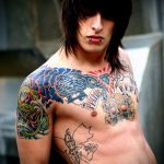 татуировка за мъже №116 - достойна версия на модела, която може лесно да се използва за трансформиране и прилагане като амулети за татуировки за мъже