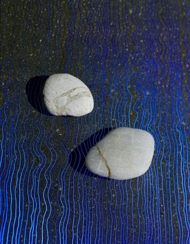 Lunacrete-SoliArchPovrchy-priesvitný betón-modré vlákna