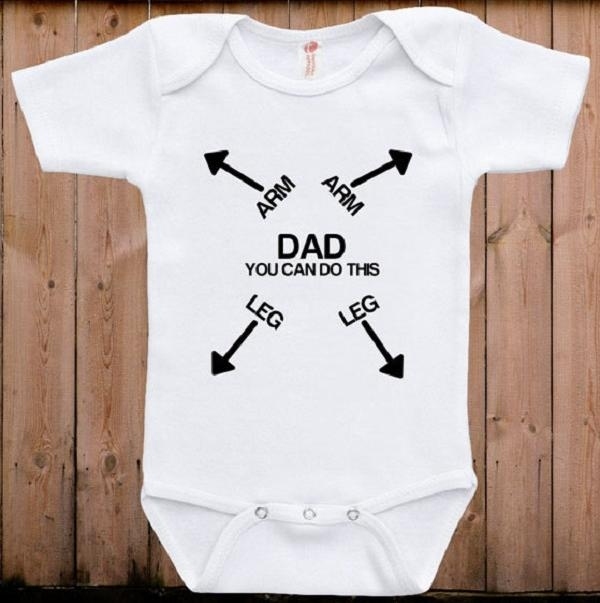 vtipné-detské-oblečenie-neobvyklé-detské-telo-s-návodom na prebaľovanie