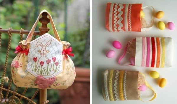 Veľkonočné tašky darčeky pre deti motívy veľkonočného zajačika