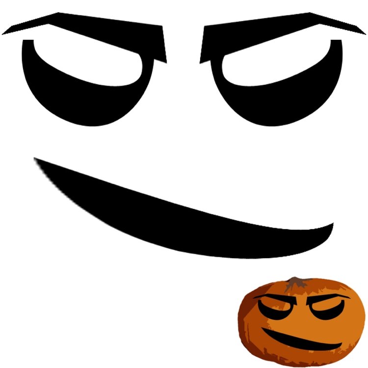 halloween tlačiteľné šablóny nápad s tekvicovou tvárou