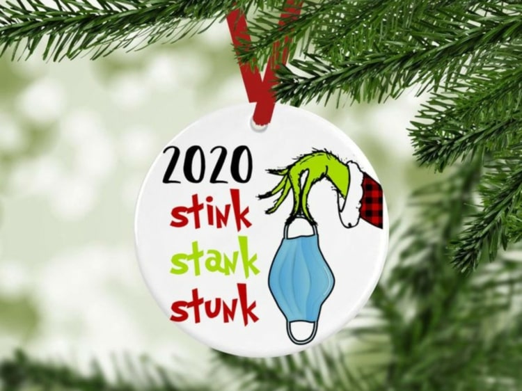 Vtipný nápad na vianočné písmo s Grinchom