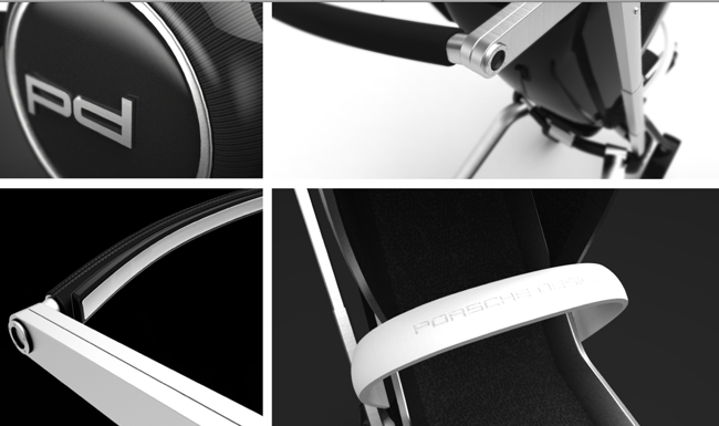 luxusný kočík vyrobený z vysoko kvalitných materiálov - karbón, hliník, koža Kočík-Porsche-Design-futuristická-forma-ušľachtilé materiály