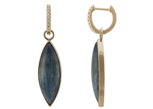 náušnice labradorit-moderný dizajn-ekologická paráda náušnice labradorit moderný dizajn eko zbierka šperkov parada