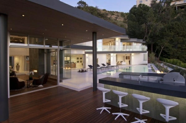Drevená terasová podlaha House California Bar California Wood Terrace