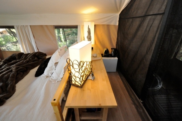 Nepriame osvetlenie interiéru - kempingové svetlo