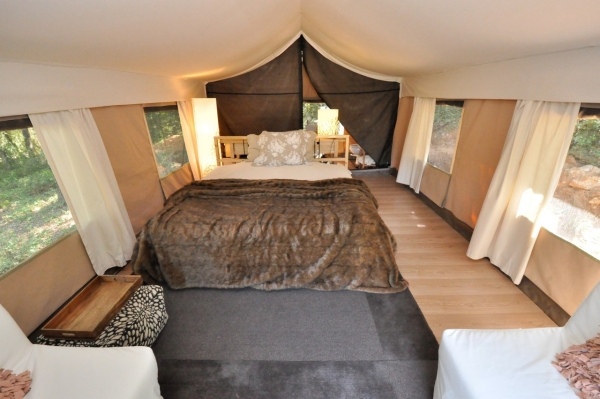 Rodinný stan pocit luxusného tábora