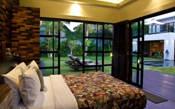 luxusná záhrada penziónu villa bali