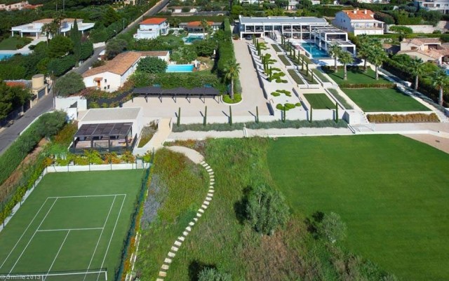 luxusná rekreačná vila francúzsko cap d Antibes na prenájom