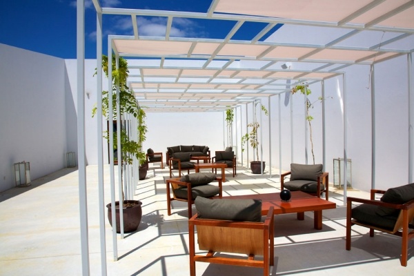 Hotelová terasa-pergola Hotelová záhradná terasa