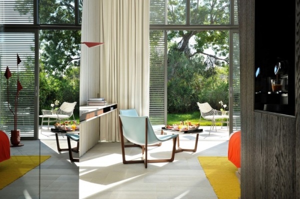 hotel sezz saint tropez suites design záhradná terasa