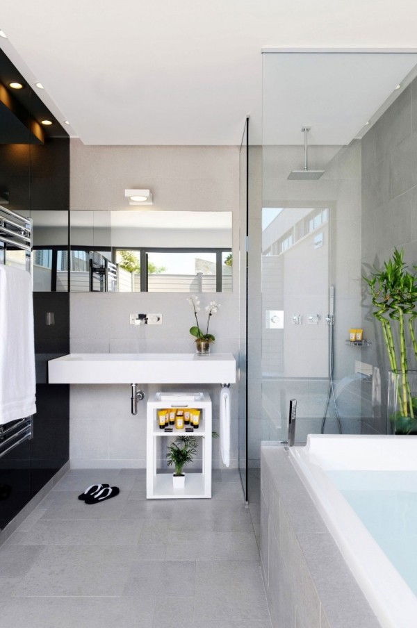 hotel sezz saint tropez kúpeľňa presklená sprchová kabína