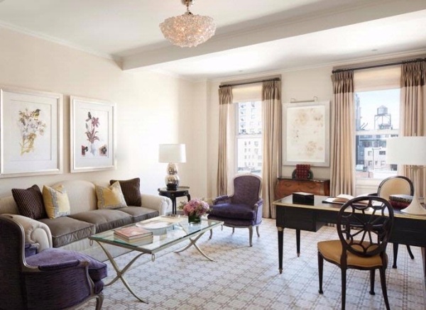 Boutique Hotel New York spálňa s interiérovým dizajnom