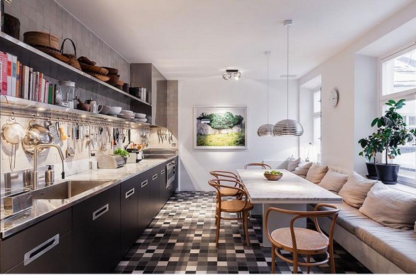 luxusný mezonet s exkluzívnou vnútornou kuchyňou