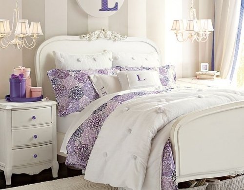 15 nápadov na luxusné dospievajúce izby levanduľa