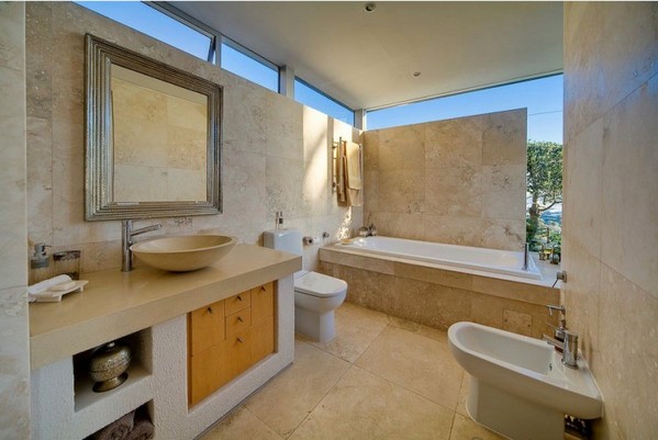 luxusný prázdninový dom v kúpeľni v kapskom meste