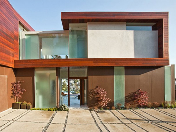 luxusná vila hollywood hills exteriér interiér luxusná vila v exteriéri interiéru kopcov v Hollywoode