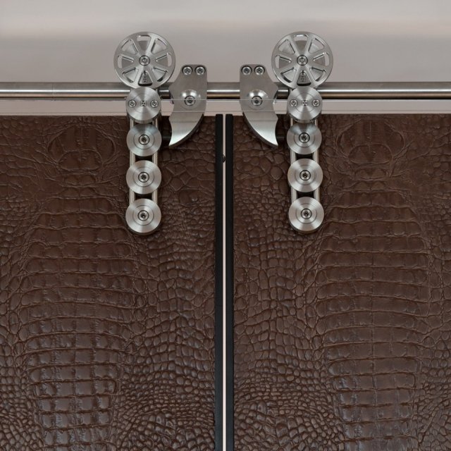 mechanizmus posuvných dverí kovový dizajn rotterdam