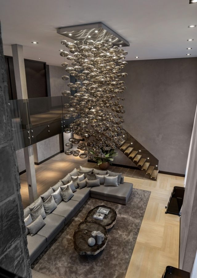 Luxusný interiérový dizajn závesných interiérových závesných svetiel sedacie súpravy