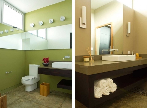 Luxusná vila s dizajnom kúpeľňového nábytku