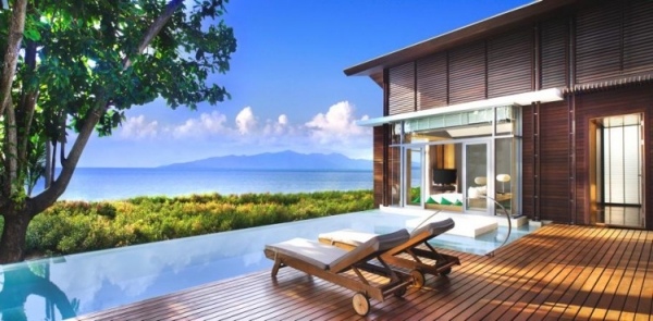 luxusný rezort Villa Koh Samui s výhľadom na oceán