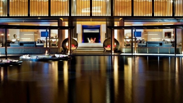 moderná recepcia prázdninový dom resort Koh Samui