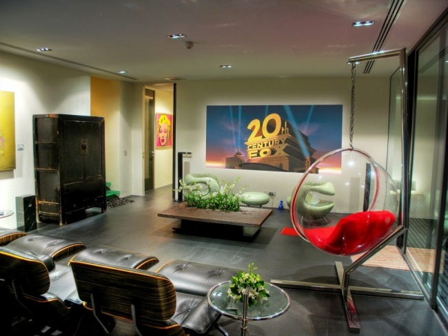 Luxusná vila Vain Yin Phuket Design domáceho nábytku kina Pohodlná dekorácia