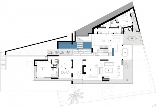 obytná budova svah výhľad na more kapské mesto saota antoni plány dom na svahu výhľad na more kapské mesto saota antoni plány
