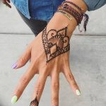 Снимка прости рисунки мехенди от 03.08.2018 №215 - проста рисунка мехенди -