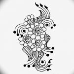 Снимка прости рисунки мехенди от 08/03/2018 №209 - проста рисунка мехенди -